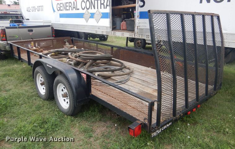 image for item FI9139 2018 Gator Tail Triple Crown  utility trailer