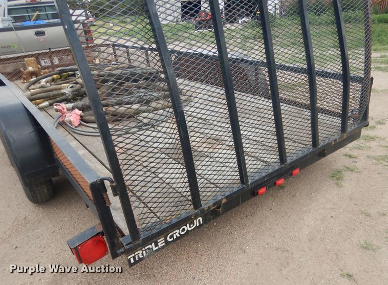 image for item FI9139 2018 Gator Tail Triple Crown  utility trailer