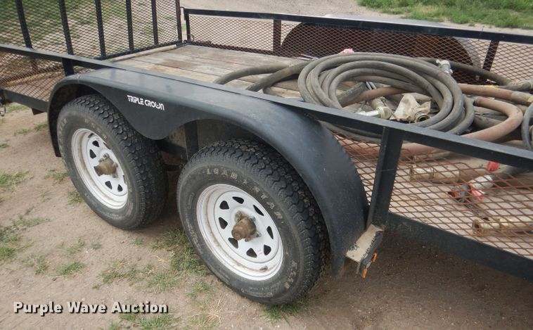 image for item FI9139 2018 Gator Tail Triple Crown  utility trailer