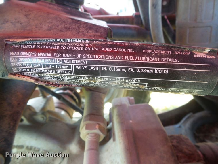 image for item GR9474 Honda TRX420FAE  atv