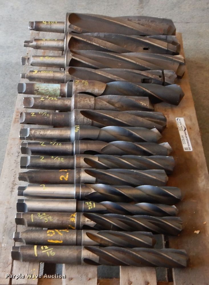 16) Morse #5 taper drill bits in Baldwin City, KS | Item HF9222 sold |  Purple Wave