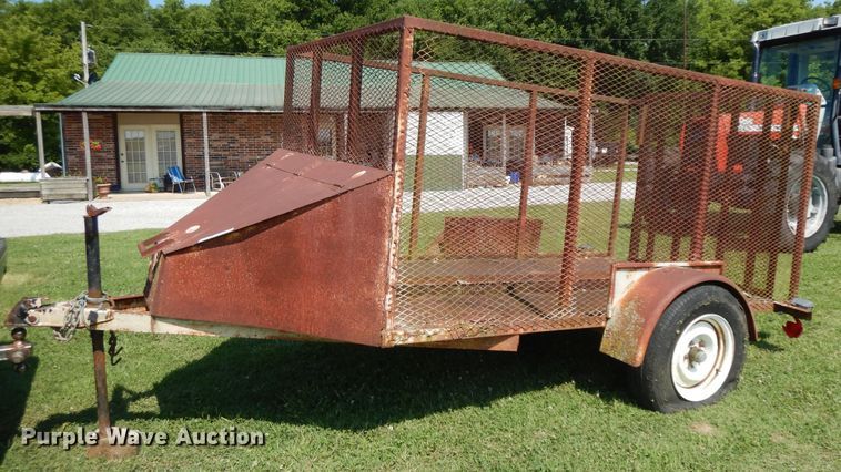 image for item HP9535 Shop built utility trailer