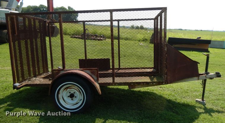 image for item HP9535 Shop built utility trailer