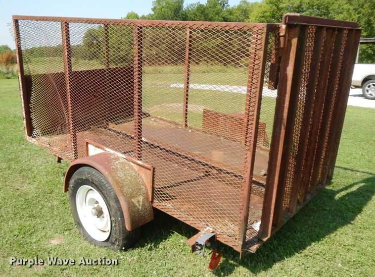 image for item HP9535 Shop built utility trailer