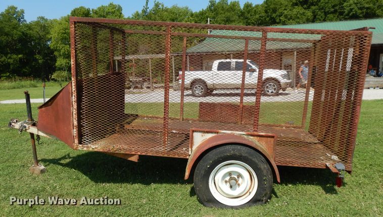 image for item HP9535 Shop built utility trailer