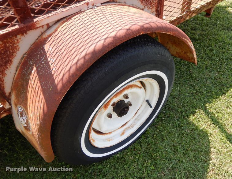 image for item HP9535 Shop built utility trailer