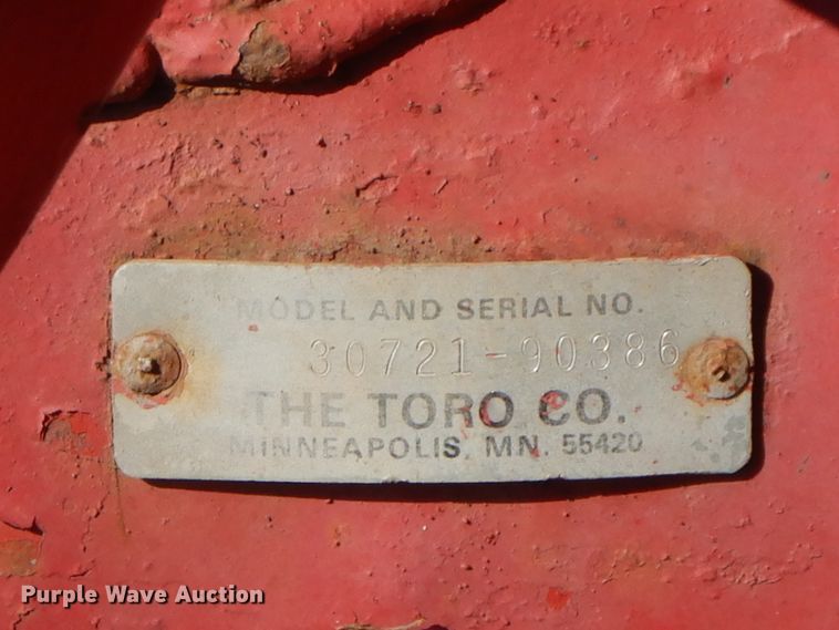 image for item HP9641 Toro Groundsmaster 322D  commercial turf mower