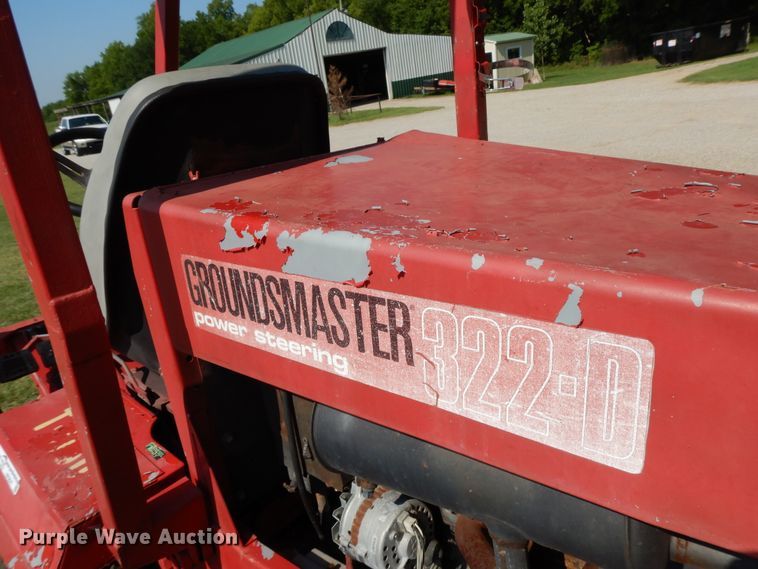 image for item HP9641 Toro Groundsmaster 322D  commercial turf mower