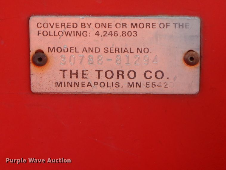 image for item HP9641 Toro Groundsmaster 322D  commercial turf mower