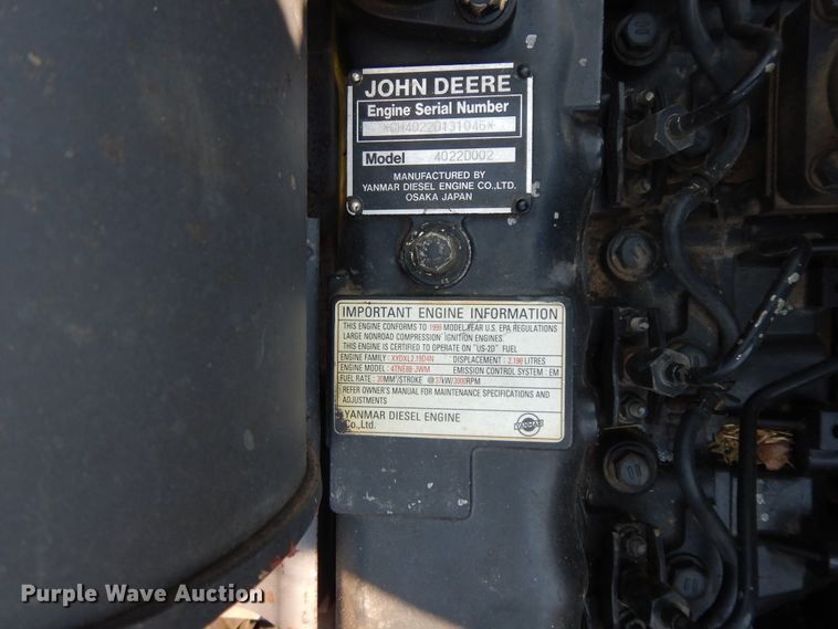 image for item HP9642 1999 John Deere 1600  commercial turf mower