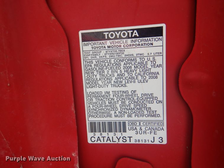 image for item HT9339 2008 Toyota Tundra  CrewMax pickup truck