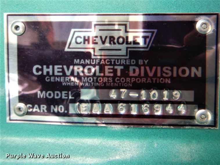image for item IA9950 1947 Chevrolet Fleetmaster