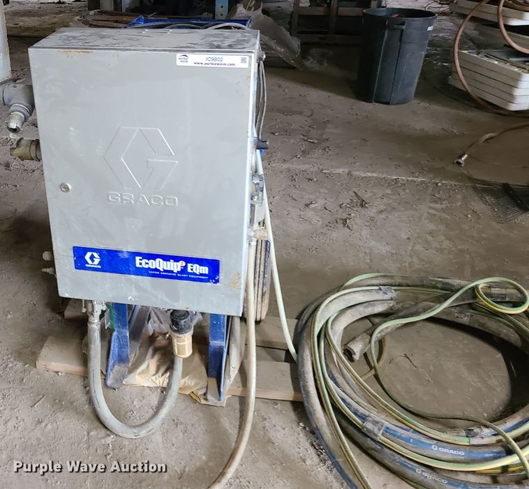 image for item IC9802 2016 Graco Ecoquip EQM  vapor abrasive blaster