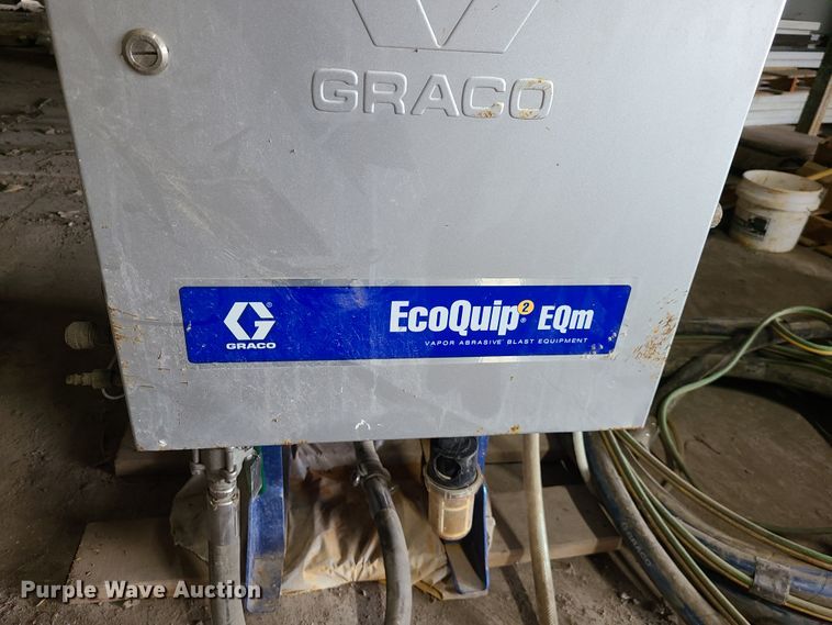 image for item IC9802 2016 Graco Ecoquip EQM  vapor abrasive blaster