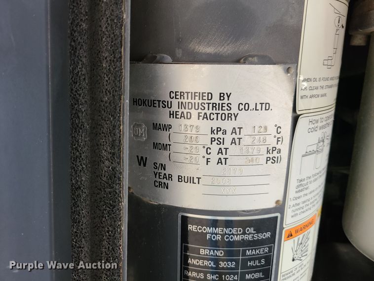 image for item IC9804 Airman PDS1855  air compressor