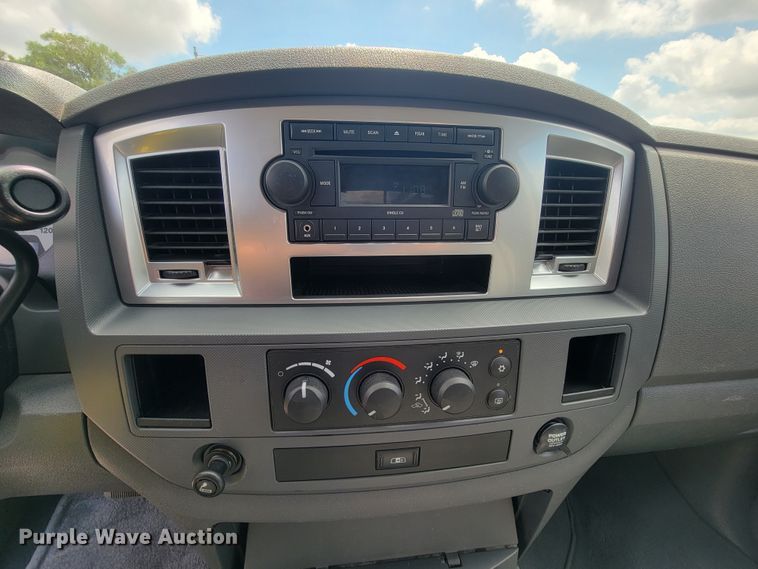 image for item IF9971 2008 Dodge Ram 1500  Quad Cab utility bed pickup truck