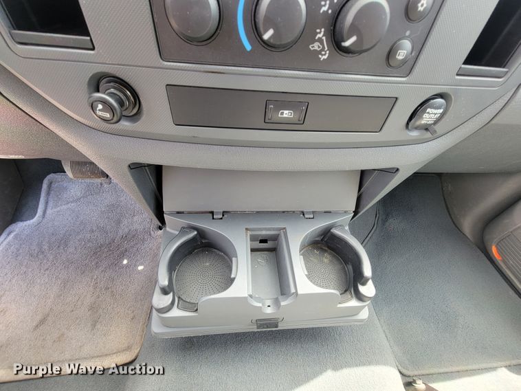 image for item IF9971 2008 Dodge Ram 1500  Quad Cab utility bed pickup truck