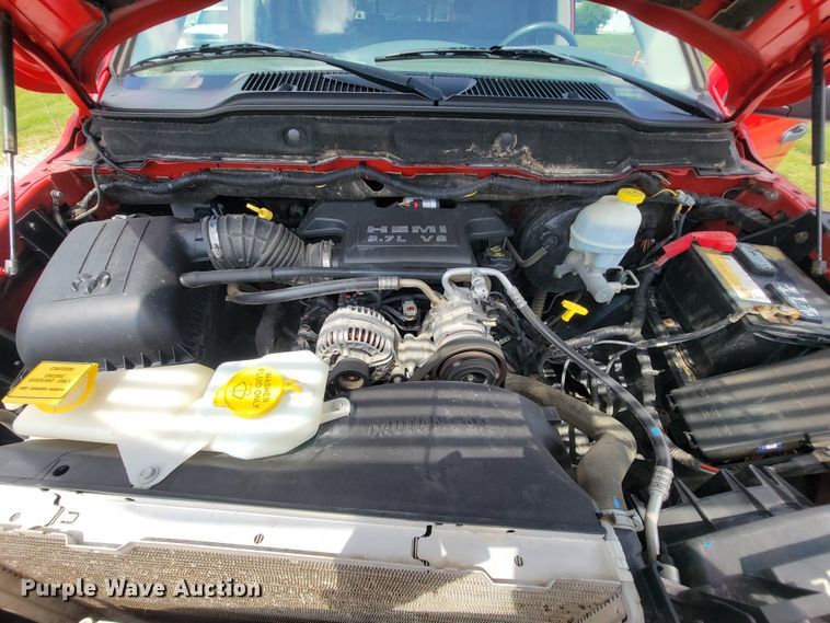 image for item IF9971 2008 Dodge Ram 1500  Quad Cab utility bed pickup truck