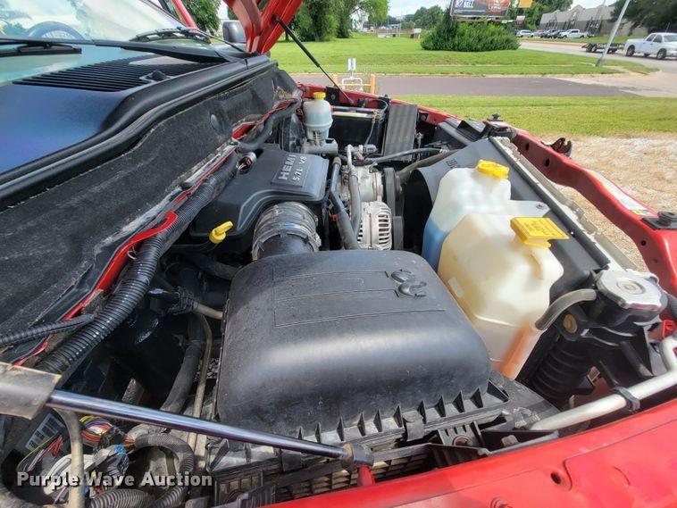 image for item IF9971 2008 Dodge Ram 1500  Quad Cab utility bed pickup truck