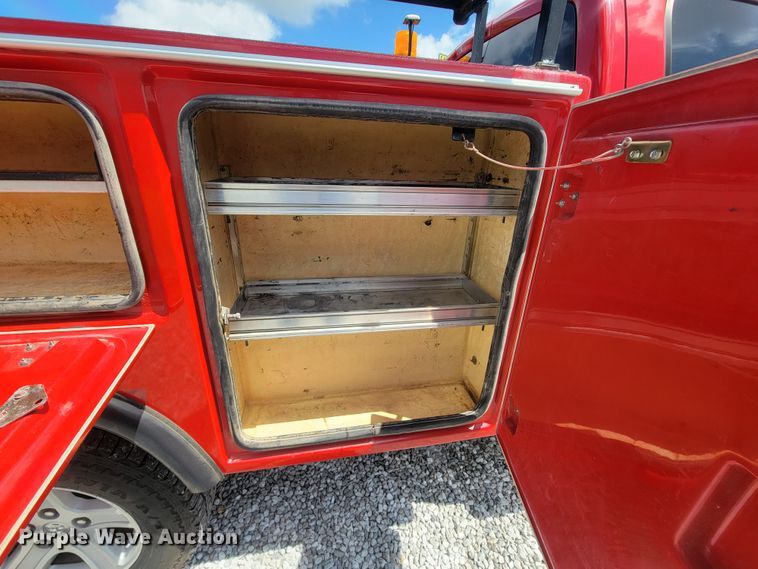 image for item IF9971 2008 Dodge Ram 1500  Quad Cab utility bed pickup truck