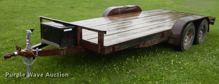 image for item II9575 Shop built utility trailer