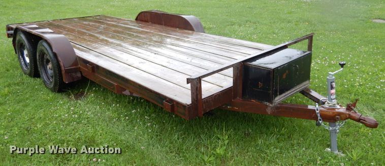 image for item II9575 Shop built utility trailer