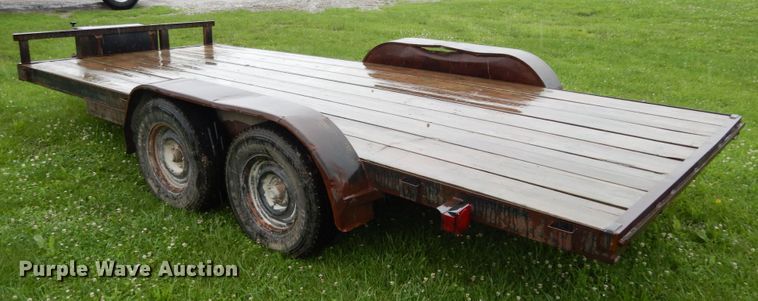 image for item II9575 Shop built utility trailer
