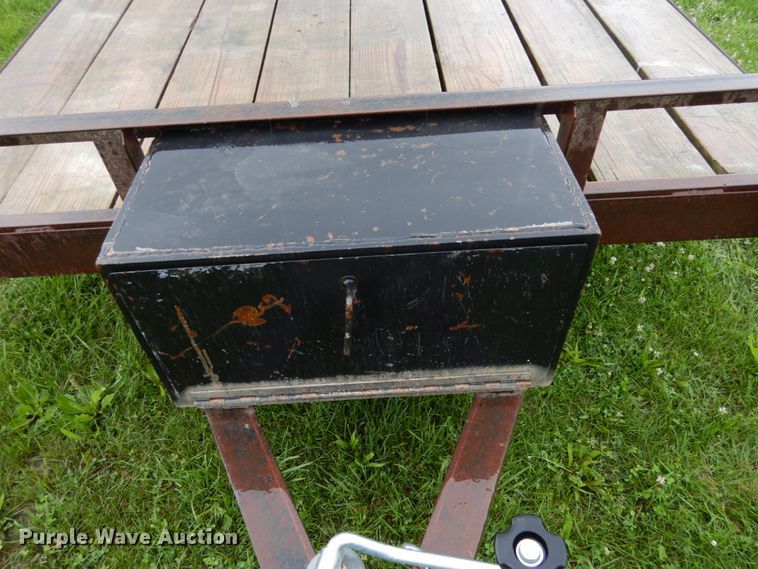 image for item II9575 Shop built utility trailer