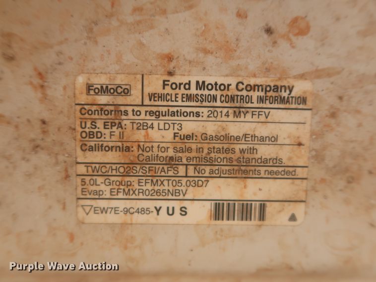 image for item IO9222 2014 Ford F150 XLT  SuperCab pickup truck