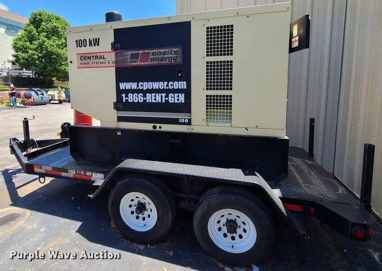 image for item IQ9192 Kohler 100KW  generator