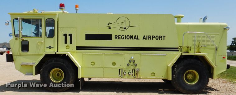 image for item IQ9701 1980 Oshkosh T-6  fire truck