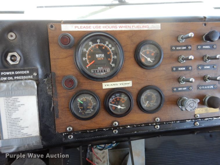 image for item IQ9701 1980 Oshkosh T-6  fire truck