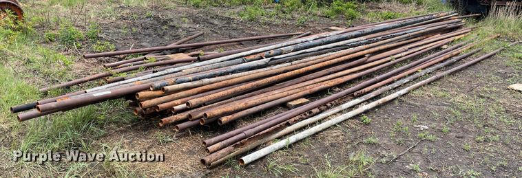 image for item IR9512 Approximately 50 2 3/8" diameter oilfield pipes