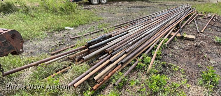 image for item IR9512 Approximately 50 2 3/8" diameter oilfield pipes