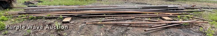 image for item IR9512 Approximately 50 2 3/8" diameter oilfield pipes