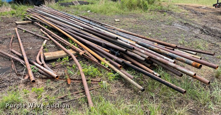 image for item IR9512 Approximately 50 2 3/8" diameter oilfield pipes