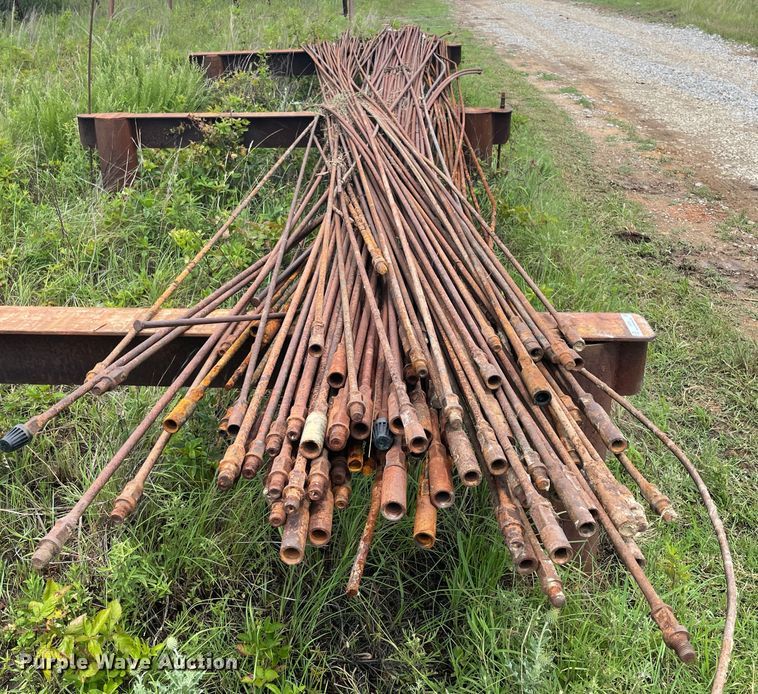 image for item IR9514 Approximately 100 sucker rods