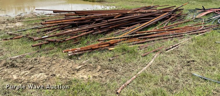 image for item IR9516 Approximately 100 2 3/8" diameter oilfield pipes