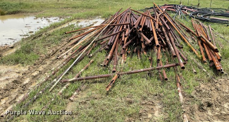 image for item IR9516 Approximately 100 2 3/8" diameter oilfield pipes