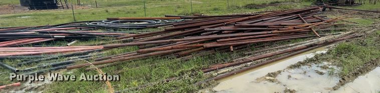 image for item IR9516 Approximately 100 2 3/8" diameter oilfield pipes