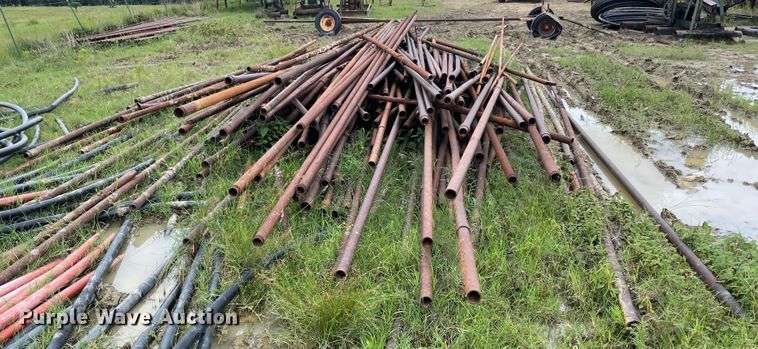 image for item IR9516 Approximately 100 2 3/8" diameter oilfield pipes