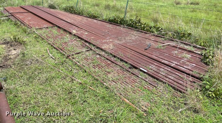 image for item IR9518 Approximately 120 1 1/4" diameter oilfield pipes
