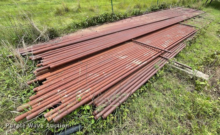 image for item IR9518 Approximately 120 1 1/4" diameter oilfield pipes