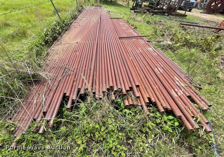 image for item IR9518 Approximately 120 1 1/4" diameter oilfield pipes