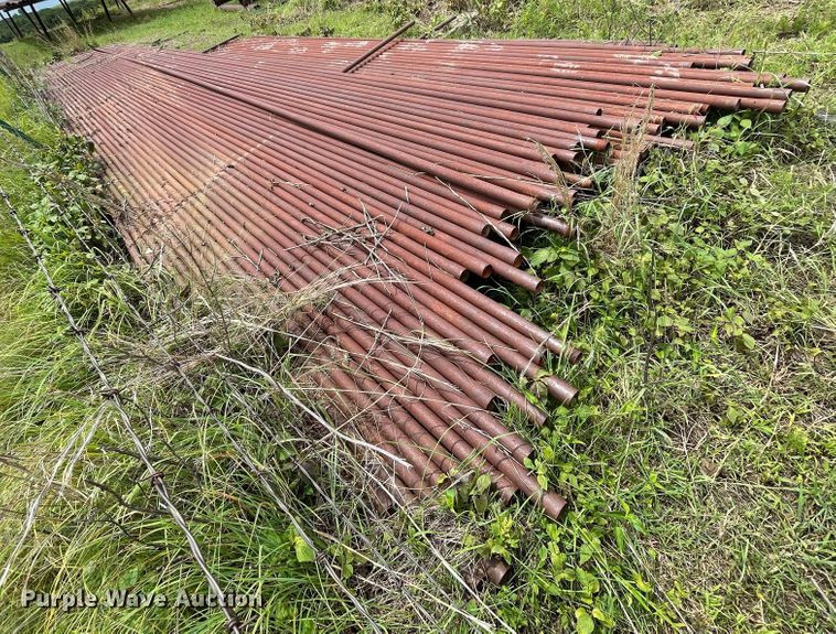 image for item IR9518 Approximately 120 1 1/4" diameter oilfield pipes