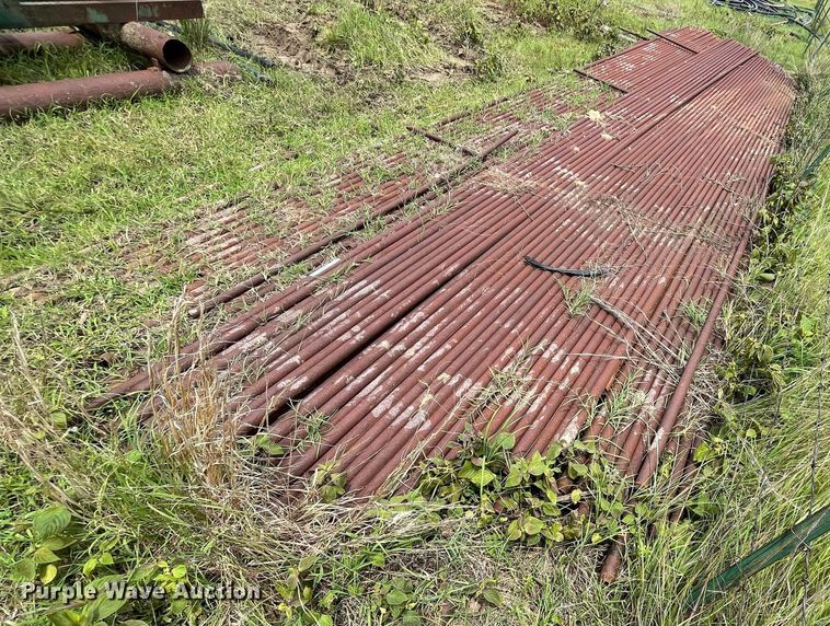 image for item IR9518 Approximately 120 1 1/4" diameter oilfield pipes