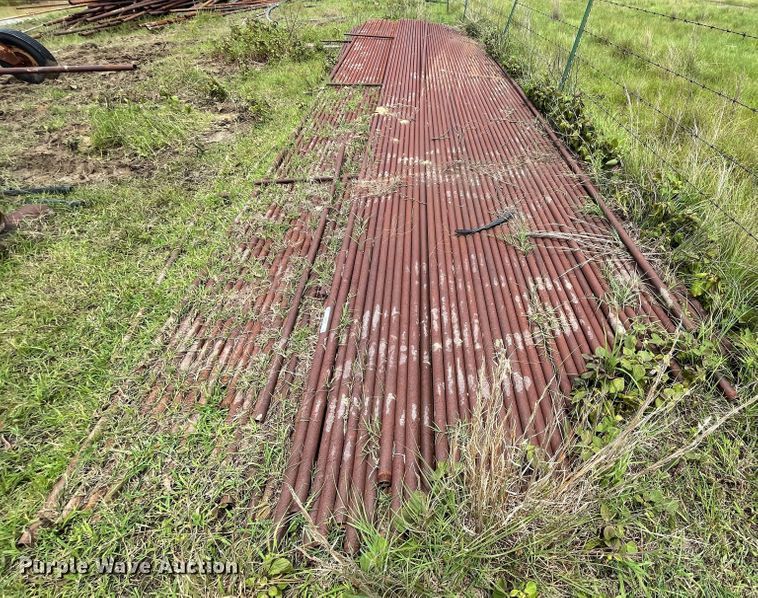image for item IR9518 Approximately 120 1 1/4" diameter oilfield pipes