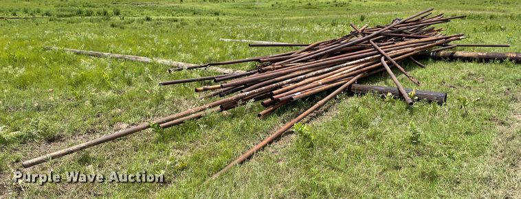image for item IR9519 Approximately 75 2 3/8" diameter oilfield pipes
