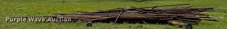 image for item IR9519 Approximately 75 2 3/8" diameter oilfield pipes