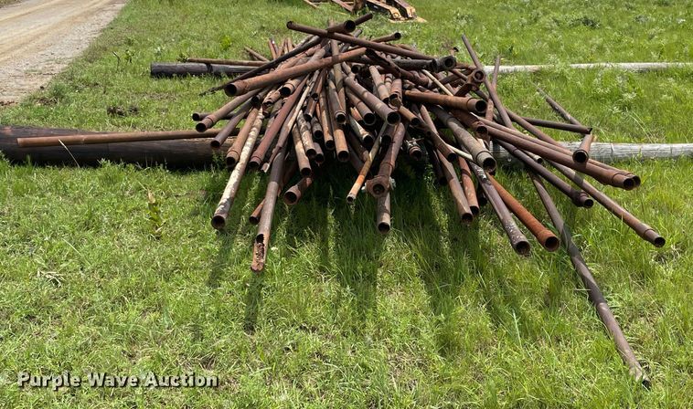 image for item IR9519 Approximately 75 2 3/8" diameter oilfield pipes